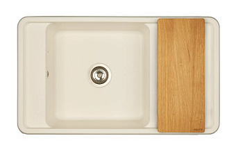 Мойка кухонная Акватон Беллис 1A724832BS240 87х51см белый