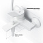 Смеситель для ванны AM-PM X-Joy F85A10033 белый
