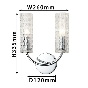 Бра Favourite Syreni 2816-2W 80Вт E14