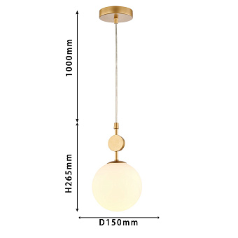 Светильник подвесной Favourite Absolute 2928-1P 40Вт E14