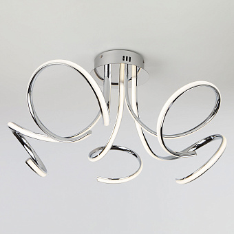 Светильник потолочный Eurosvet Supreme 90068/5 хром 72Вт LED