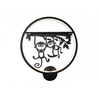 Светильник настенный KINK Light Обезьянки 74110,9 18Вт LED