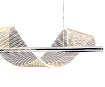 Люстра подвесная KINK Light Илина 08042-2АS,02 28Вт 2 лампочек LED