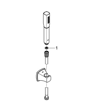 Душевой комплект GROHE Rainshower Grandera Stick 27993000 хром