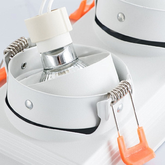 Светильник точечный встраиваемый Arte Lamp CANIS A6661PL-2WH 50Вт GU10