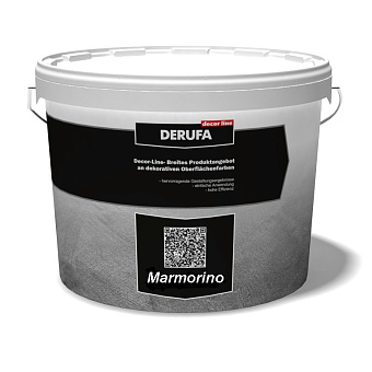 Декоративное покрытие DERUFA Marmorino Эффект мерцающих зеркальных кристаллов под гранит 15кг