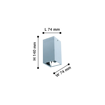 Светильник потолочный Favourite Tetrahedron 2401-1U 12Вт LED