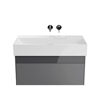 Тумба под раковину подвесная KERAMA MARAZZI Logica LO.90.2.ST с подсветкой 49х90,5х40,3см