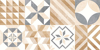 Декор Global Tile Marmaris GT GT129VG белый 25х50см 1,375кв.м.