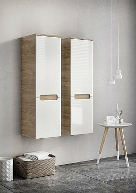 Пенал RAVAK Classic X000000957 37х35х120см капучино белый
