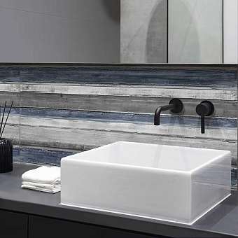 Настенная плитка MARAZZI ITALY Colorplay M4KV Anthracite Struttura Cabochon ЗD Rett. 30х90см 1,35кв.м. матовая