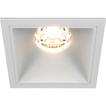 Светильник точечный встраиваемый Maytoni Alfa LED DL043-01-10W3K-D-SQ-W 10Вт LED