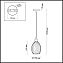 Светильник подвесной Odeon PENDANT 4713/1 60Вт E27
