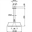 Верхний душ Cisal Shower DS0132807E розовое золото