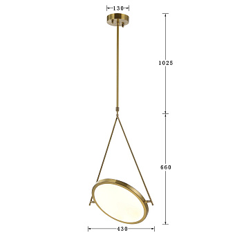 Светильник подвесной Favourite Fons 2776-2P 30Вт LED