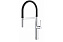 Смеситель для кухни GROHE Essence New 30294000 гибкий излив хром/белый