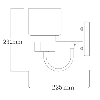 Бра MW-light Элла 483025001 40Вт E14