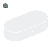 Ящик для консоли ArtCeram ACM038 58 muschio