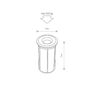 Светильник грунтовый Nowodvorski Picco Led 9106 1Вт IP67 LED