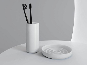 Стакан в ванную SALINI Gocce 1901201RF белый