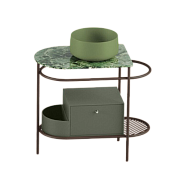 Столешница ArtCeram FILE 3.0 TFA009 93 Мрамор 46х68,5см verde issogne