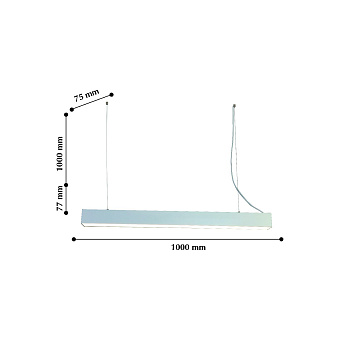 Светильник подвесной Favourite Officium 2072-48P 48Вт LED