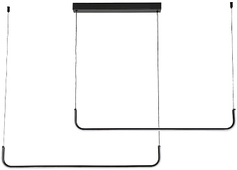 Светильник подвесной CRYSTAL LUX SUAVE SUAVE SP35W LED L1200 BLACK 35Вт LED