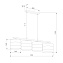 Светильник подвесной TK Lighting Tago 3224 60Вт E27