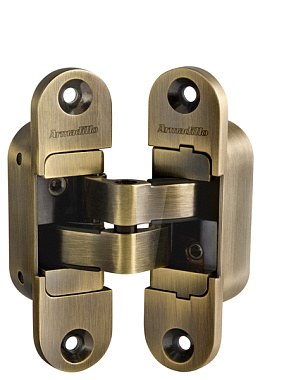 Петля скрытая ARMADILLO Architect 3D-ACH 40 AB R 94,8х23,3мм бронза
