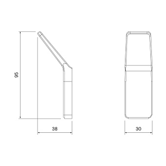 Крючок IDDIS Slide SLIGM10i41 графитовый