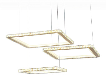 Люстра подвесная Ambrella ACRYLICA Ice FA1761 180Вт 3 лампочек LED