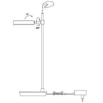 Настольная лампа Maytoni Fad MOD070TL-L8W3K 6Вт LED