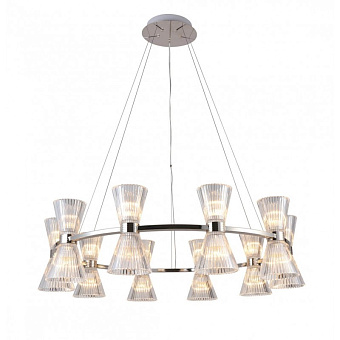 Светильник подвесной Newport 3610 3610+10/S nickel 40Вт E14