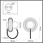 Бра Odeon Buny 5013/1WB 7Вт G9 LED