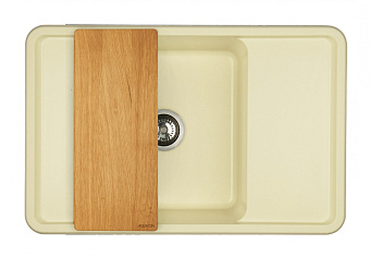 Мойка кухонная Акватон Беллис 1A725032BS290 78х51см бежевый