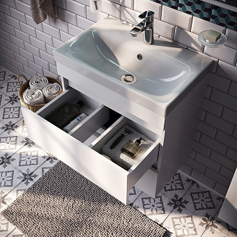 Тумба с раковиной IDDIS Zodiac ZOD6CB0i95K 37х59,2х64см