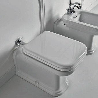 Унитаз приставной Kerasan Waldorf 411601 без сиденья