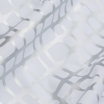 Шторка для ванной IDDIS Basic 341P20Ri11 180х180см Белый/чёрный