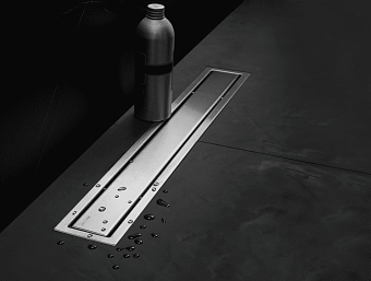 Щелевой душевой трап Pestan Confluo Premium Line 550 59,6х13,6см горизонтальный сток