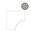 Угол Atlas Concord Россия Rinascente 620090000909 Clay Bordo Curvilineo Round R 60х60см