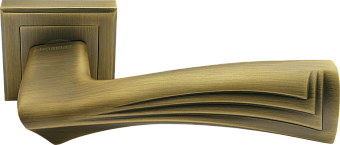 Дверная ручка нажимная MORELLI ВОЛНЫ MH-34 COF-S кофе