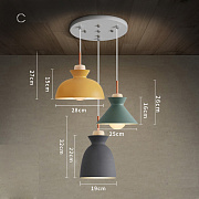 Светильник подвесной ImperiumLOFT Omg 179799-26 180Вт E27