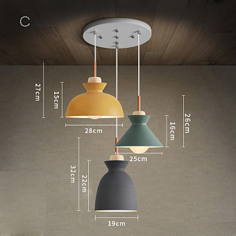 Светильник подвесной ImperiumLOFT Omg 179799-26 180Вт E27