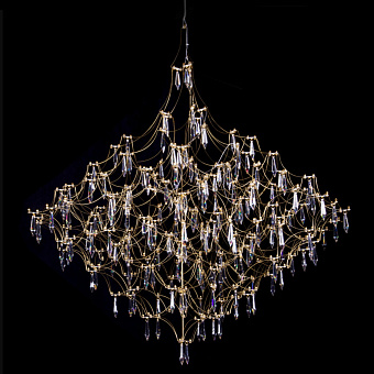 Люстра подвесная Loft It Mira 10259/1200 Gold Asfour 135Вт 1 лампочек LED