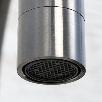 Смеситель для кухни WASSERKRAFT Wiese 8407 поворотный излив чёрный