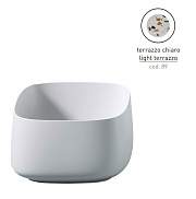 Раковина накладная ArtCeram Cognac COL006 89 00 43х43см