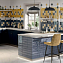 Настенная плитка KERAMA MARAZZI Алмаш 35020 грань синий 34х14см 0,709кв.м. глянцевая