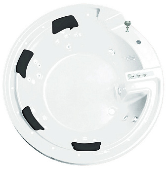 Ванна акриловая Gemy G9090 B 190х190см встраиваемая