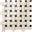 Керамическая мозаика Atlas Concord Италия MARVEL STONE AS2P Basketweave Warm Lappato 30х30см 0,54кв.м.