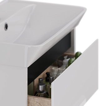 Тумба под раковину напольная LEMARK Combi LM03C60T-black 35х57,4х65см